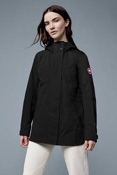 Chamarras Canada Goose Mujer Mexico - Minden Rompevientos Negros MQ2459071